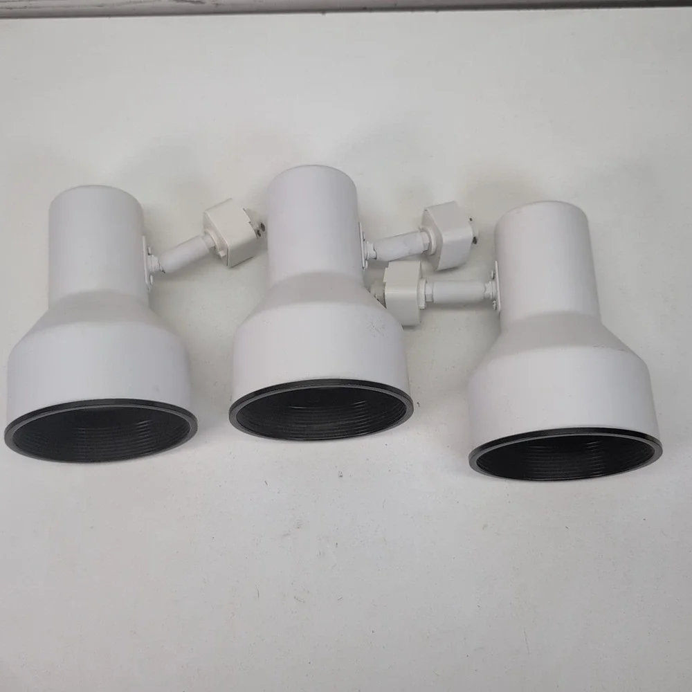 RKI 610543 Track Lighting Heads White 3 Pack Replacement Fixture Theater Home